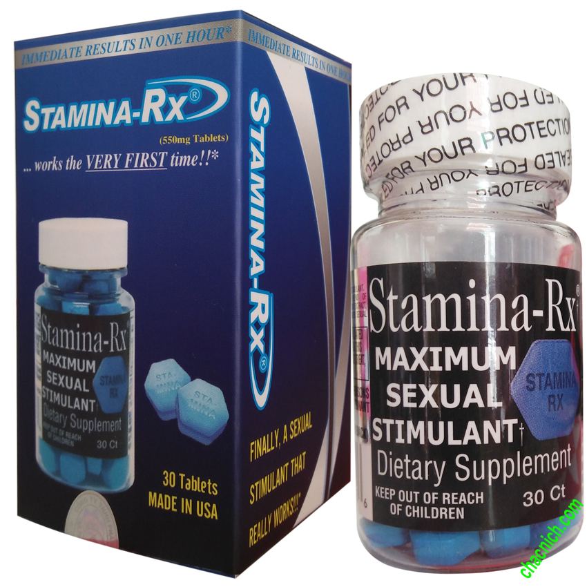 Stamina-RX US cho nam giới, 100% thành phần tự nhiên- Hỗ Trợ Tình Dục Cho Nam Giới