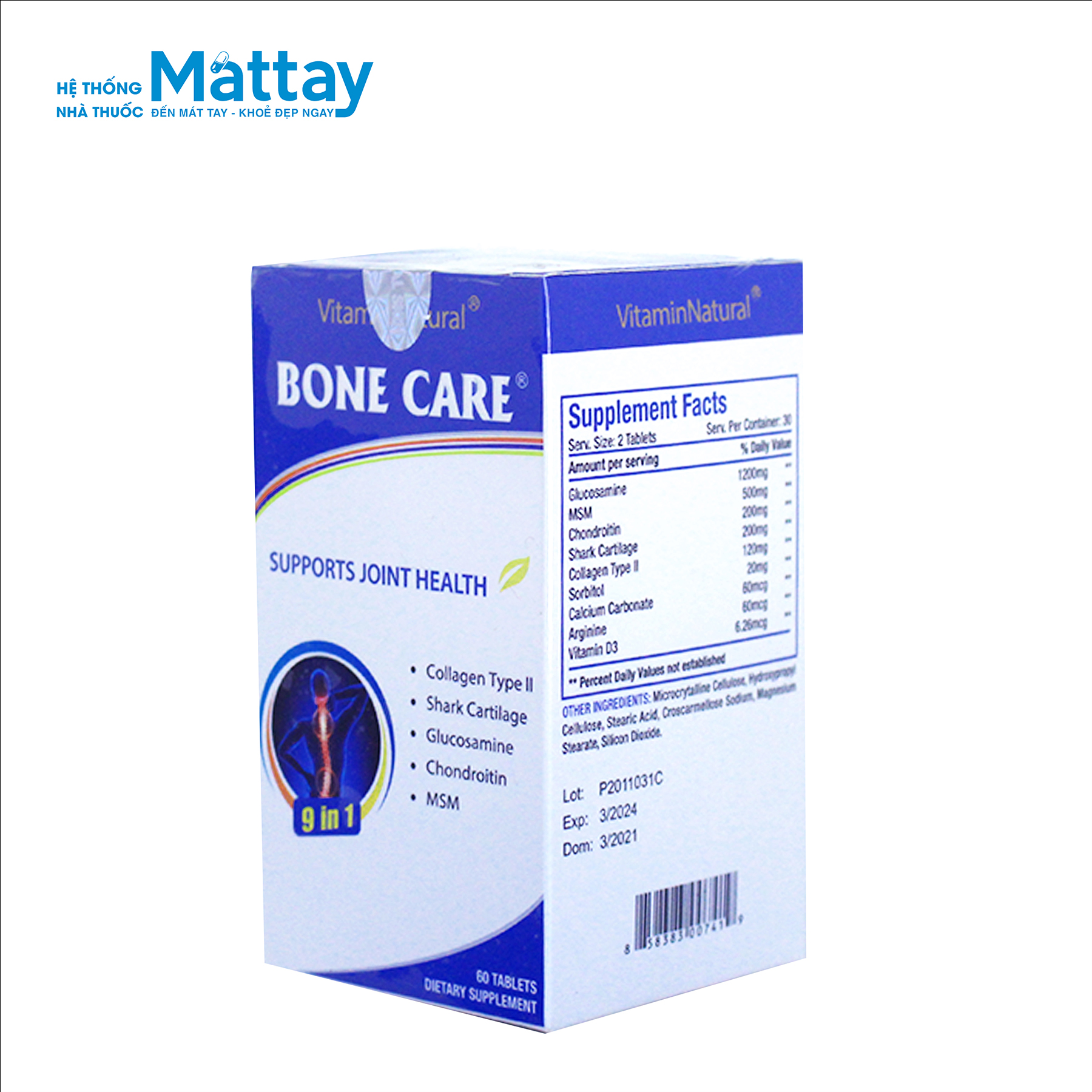 Bone Care – Viên uống hỗ trợ xương khớp