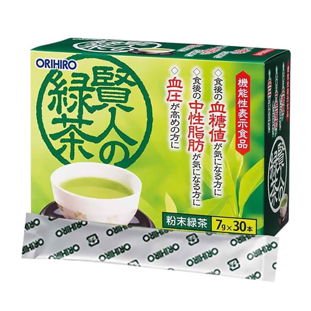 Trà xanh giảm mỡ máu và đường trong máu Orihiro Sage 30 gói